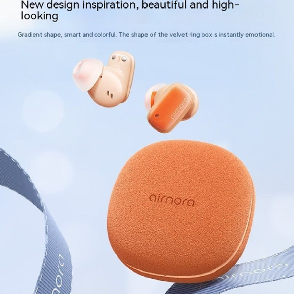 Small Powder Bluetooth Headset Active Noise Reduction Space Sound Effect