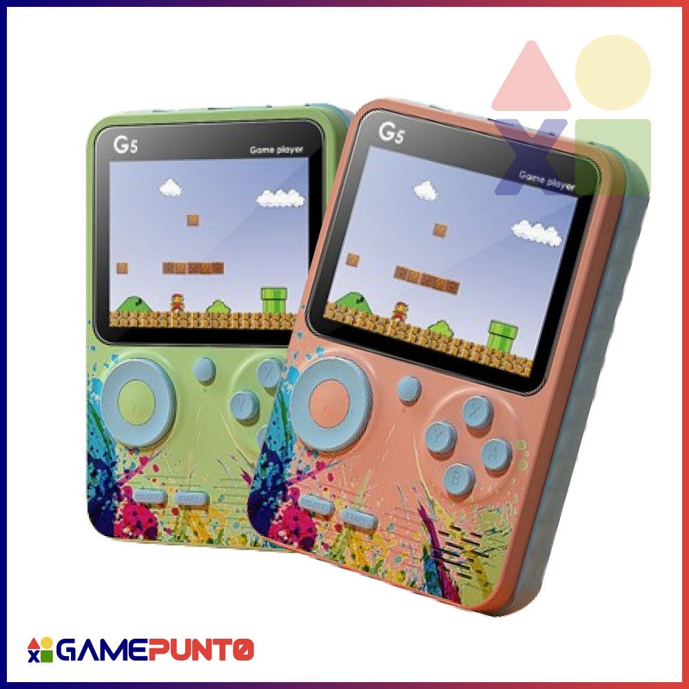 Retro Portable G5 Handheld Video Game Console with 500 Built - in Games | Gamepunto - GamePunto