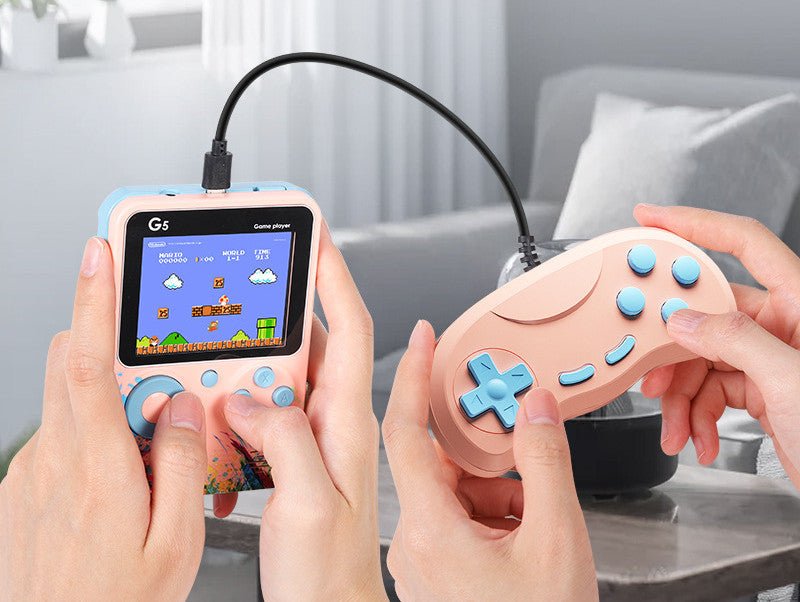 Retro Portable G5 Handheld Video Game Console with 500 Built - in Games | Gamepunto - GamePunto